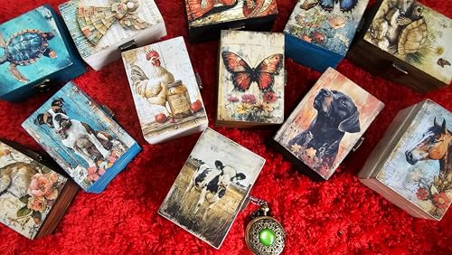 RK Collections Black and White Cow Trinket Box Small Jewelry Keepsake Box | Storage Box for Girls Women | Gift Idea, Anima...