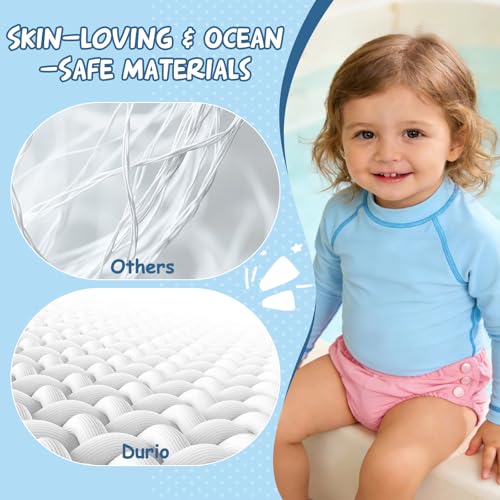 Durio Reusable Swim Diapers Washable Baby Swim Diaper Unisex Infant Toddler Swimming Diapers