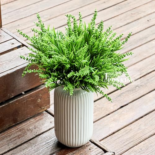 PONKING Imitation Berry Grass Branches Artificial Stems 12 Bundles Greenery Fake Plants for Home Office Flowers Bouquet Ce...