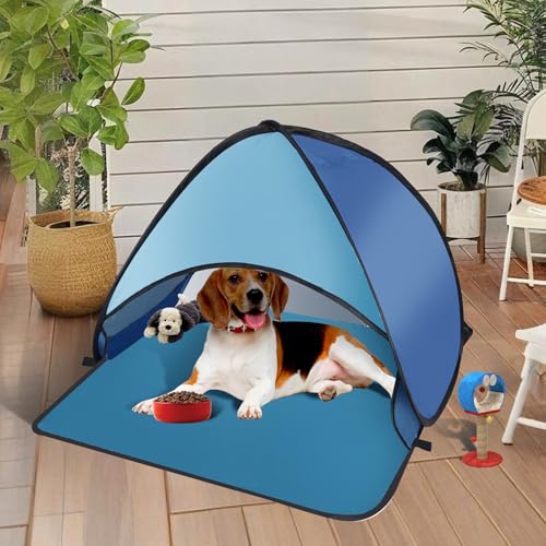 Dog Beach Tent for Pet Shade Pop Up Portable Mini Head Sun Shelters Canopy for Camping Outdoor Hiking Picnic Windproof Wat...