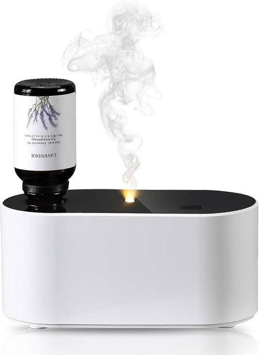 Lecdura Waterless Diffuser for Essential Oil, Battery Operated Scent Air Aromatherapy Diffuser, Mini Aroma Diffusers with ...