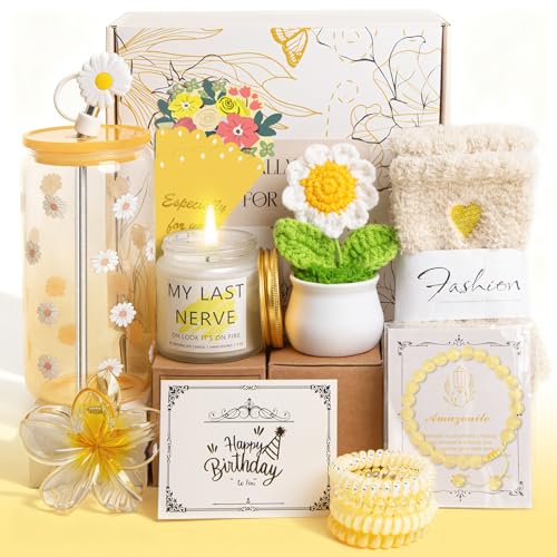 Happy Birthday Gifts for Teen Girls Women, Unique Mothers Day Gifts for Mom, Gift Baskets for Her Self Care Thank You Get ...