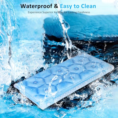 Laokiiy Cooling Seat Cushion, Y28°F Desk Chair Cushion Reusable Ice Mat with PCM Cooling Mat Technology, No Condensation, ...