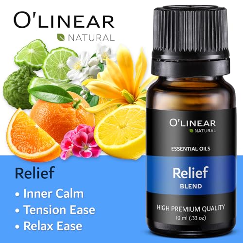 O'linear Essential Oils 6 Blends Set - Perfect for Humidifiers and Diffusers, Aromatherapy Diffuser Oils Scents, Essential...