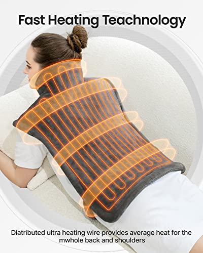 RENPHO Mothers Day Gifts, Electric Heating Pad - 6 Heat Levels for Neck, Shoulder, and Back, Weighted Pad for Snug Fit - M...