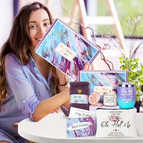 Birthday Gifts for Women, Best Friend Birthday Gifts, Gifts for Women, Happy Birthday Gifts Basket for Women, Friendship G...