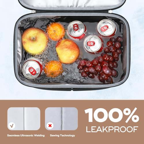 Maelstrom Cooler Backpack, 36 Cans Insulated Backpack Cooler, Soft Leakproof Double Deck Cooler Bag, Lightweight Lunch Bac...