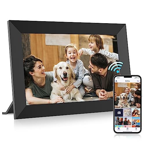 Uhale Digital Picture Frame 32GB Storage 10.1 Inch WiFi Electronic Photo Frames SD Card Slot IPS Touch Screen HD Display A...