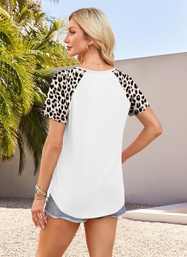 XIEERDUO Summer Tops Short Sleeve Boho Shirts Raglan Spring Outfits Fashion Clothing Resort Wear for Women 2026