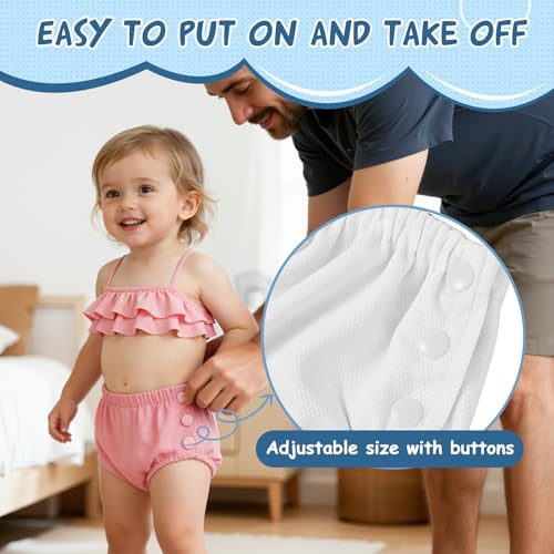 Durio Reusable Swim Diapers Washable Baby Swim Diaper Unisex Infant Toddler Swimming Diapers