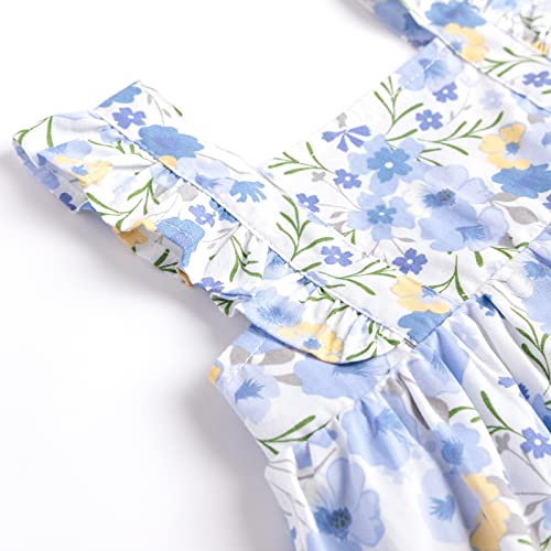 Simplee kids Baby Infant Girls Cotton Short Ruffle Sleeve Summer Romper Outfits 3-24 Months