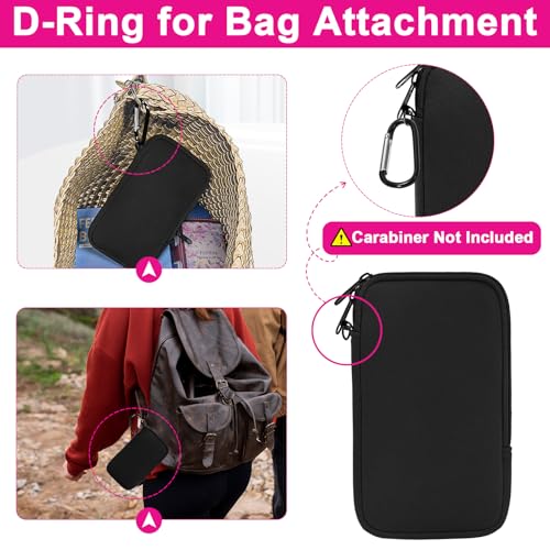Tampon Holder for Purse, Portable Tampon Bag Organizer Case for Women’s Purse, Travel-Friendly Discreet Period Bag for Fem...