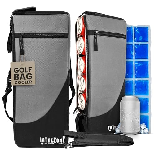 Frostbox Golf Bag Cooler with Ice Pack | Insulated 6-Can Beer Sleeve | Stays Cold for Hours Discreet Hidden Design - Fits ...
