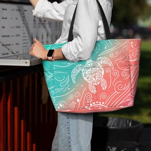 NLZI Beach Bag for Women Beach Tote Bag Waterproof Sandproof Large Bags with Zipper Big Capacity for Vacation Travel