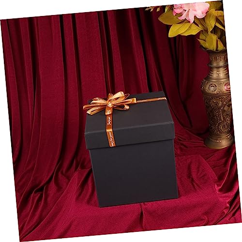 Ipetboom Delicate Wrap Box for Elegant Packaging Brown Kraft Storage Case Bowknot for Weddings Birthdays Anniversaries and...