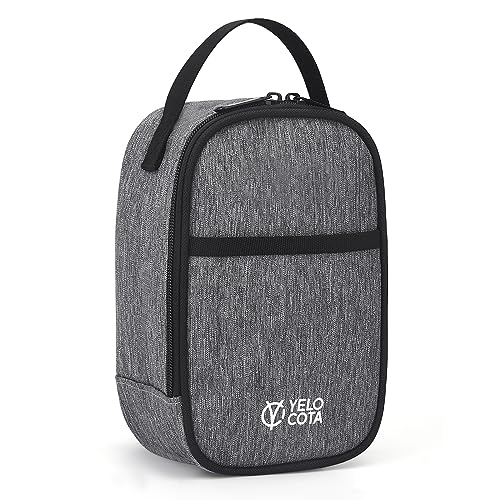 Yelocota Small Insulated Lunch Bag- Snack Bag- Mini Cooler Bag with Handle Buckle for Travel,Work,School(Storage Space bel...