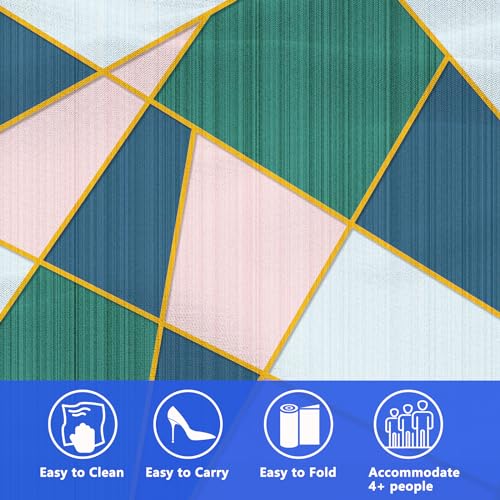 DanCoom Picnic Blanket, Foldable Waterproof Sand Mat, Extra Large Picnic Blanket Outdoor Picnic Mat Beach Blanket for Park...