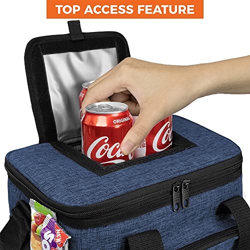OPUX Soft Cooler Bag, Insulated Collapsible Lunch Cooler Bag for Men Work Camping Beach Travel, Portable Soft Sided Leakpr...