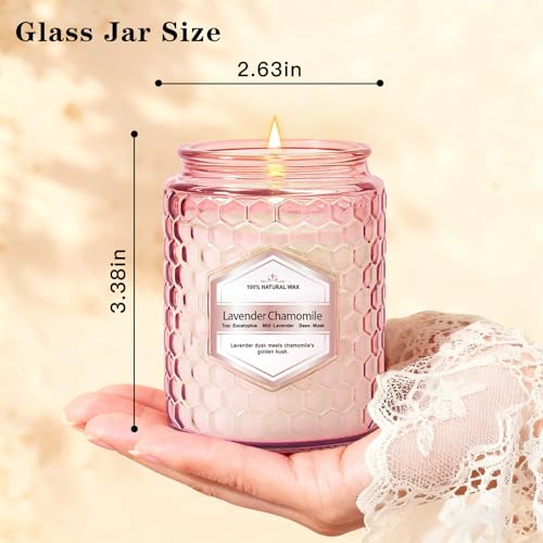 6 Pack Soy Wax Candles Sets, Scented Candles Gifts Sets for Women Birthday Christmas, 5.5 Oz Each Natural Aromatherapy Can...