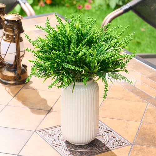 PONKING Imitation Berry Grass Branches Artificial Stems 12 Bundles Greenery Fake Plants for Home Office Flowers Bouquet Ce...