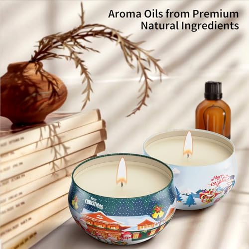 Christmas Gift Sets, Primevolve Scented Candles of 12 Bulk Home Aromatherapy Candles with Fragrances, Gift for Women, Cand...