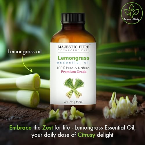 Majestic Pure Essential Oil with Glass Dropper - 100% Pure and Natural - Essential Oils for Diffuser, Aromatherapy, Soap a...