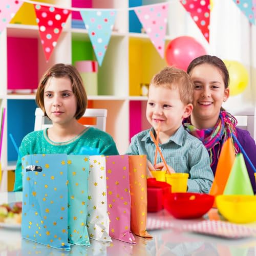 40 Pack Party Favor Bags Goodie Bags for Birthday Party Gift Bag Bulk for Baby Shower, Wedding, Thanksgiving, Christmas, N...
