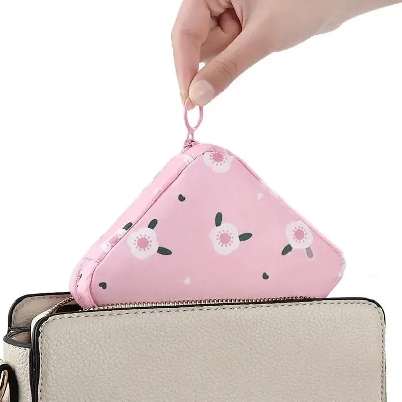 Storage bag for women, can be used for sanitary pads, portable waterproof organizer, and daily jewelry and cosmetics stora...