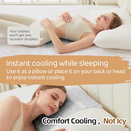 PCM Cooling Pad, No-Condensation Cold Pack for Hip, Back - Cooling Pad for Bed, Cooling Seat Cushion, Cooling Mat 16 X 11....