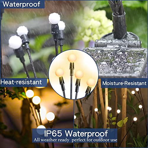 TONULAX Solar Garden Lights - Upgraded Solar Swaying Light, Sway by Wind, Outdoor Lights, Yard Patio Pathway Decoration, H...