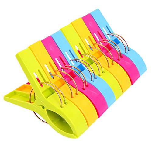 Danmu Beach Towel Clips,Beach Clips,Cruise Essentials,Towel Clips for Beach Chairs Cruise, Heavy Duty Clothes Pins-Keep Yo...