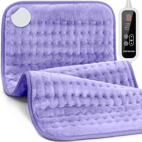 Heating Pad for Back Pain Relief - 33"x17" Extra Large Electric Heat Pad,6 Heat Settings &4 Auto Off, Machine Washable,Ove...