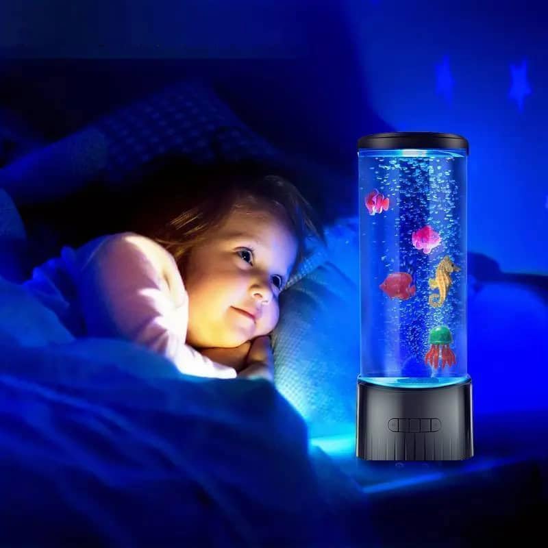COLORLIFE Bubble Lamp - Sensory Night Light for Kids & Adults, Calming Mood Light for Autism, ADHD, Anxiety Relief, Fake F...