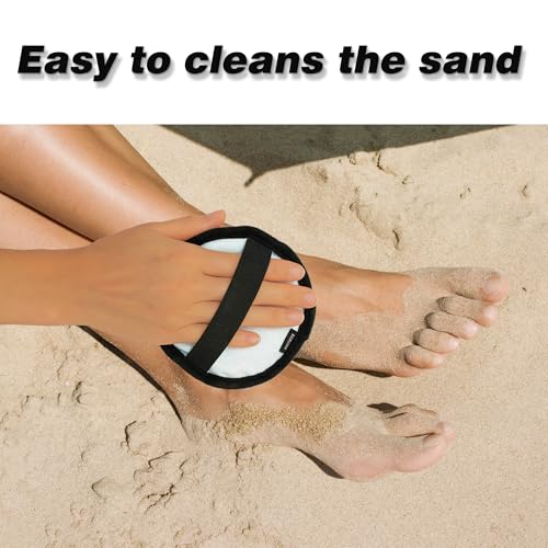 BAIRUYAO Beach Sand Remover Bag,Sand Remover Eraser with Elastic Band，Beach Vacation Essentials,Must Haves, Reusable Eco G...