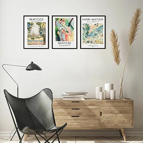 upsimples 12x16 Picture Frame Black 3 Pack, Scratch-Proof Poster Frames 12 x 16 for Photo Gallery - Slide-In Strips, Horiz...