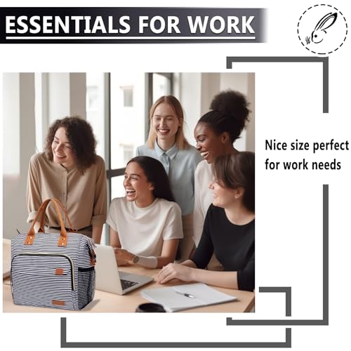 TuErCao Lunch Bag Women Insulated Lunch Box for Work Leakproof Soft Cooler for Picnic Travel Road Trips, Loncheras para Mu...