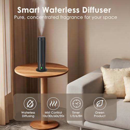 Waterless Scent Essential Oil Diffuser for Hotel,Whole House,Large Room, Office，Home，200ML Large Capacity, Covering 1500 S...