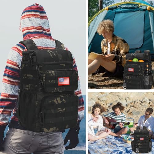 Tactical Backpack Cooler,Soft Lightweight Leakproof Cooler Backpack,Insulated Cooler Bag,Portable Soft Cooler Bag Waterpro...