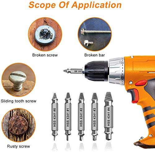 Gifts for Men,Damaged Screw Extractor Set,Fathers Day Gifts for Dad from Daughter Son,Mens Gifts for Dad,Husband,Stripped ...