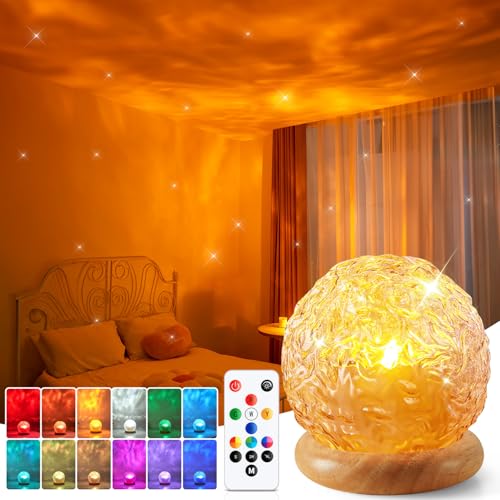 Ambient Lighting, 216 Modes Mood Lighting, 3-in-1 Sunset Lamp & Ocean Lamp & Northern Lights Projector with Remote, Room L...