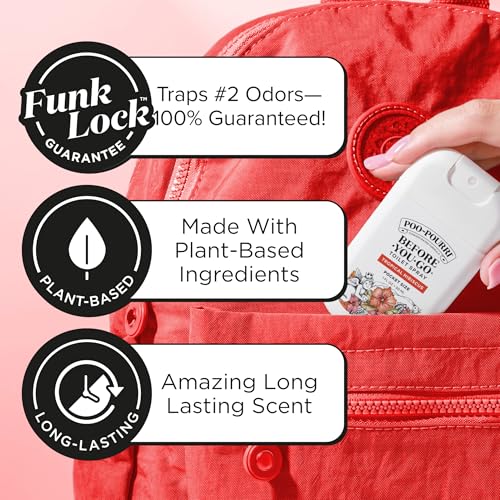 Poo-Pourri Before-You-Go Pocket Toilet Spray, Travel Essentials, 1 Fl Oz, Spring Variety 3 Pack, Each Up to 50 Uses, On-Th...