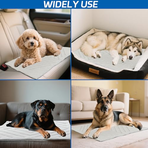 BECROWM Dog Cooling Mat Self Coolings Foldable Cooling Pad for Dog in Summer Coolings Mat for Dogs and Cats Machine Washab...