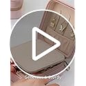 MODENGKONGJIAN Jewelry Organizer Box, 2-Layer Large Jewelry Storage Case, Portable Travel Jewelrys Display Holder for Earr...
