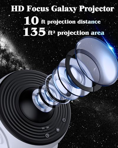 Planetarium Projector for Bedroom,13 in 1 Star Projector Galaxy Light,Ceiling Night Light Milky Way Mood Lighting with 36...