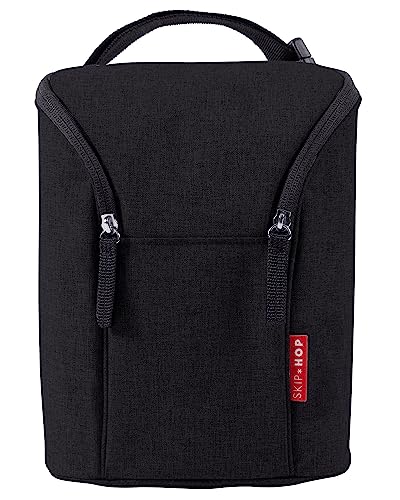 Skip Hop Baby Breastmilk Cooler Insulated Bottle Bag, Grab & Go, Chevron