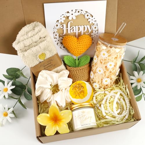 Birthday Gifts for Women, Unique Happy Birthday Gift Baskets for Teen Girls, Women, Her, Best Friend, Daughter, Sister, Se...