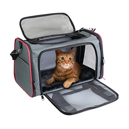 GOOPAWS Soft-Sided Kennel Pet Carrier for Small Dogs, Cats, Puppy, Airline Approved Cat Carriers Dog Carrier Collapsible, ...