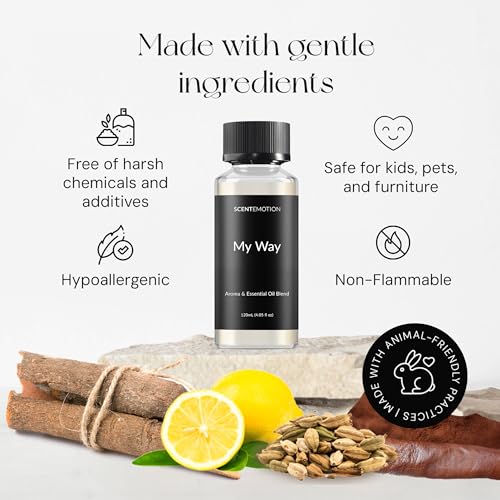 My Way Diffuser Oil Inspired by The 1 Miami Beach Scent, Scent Diffuser Oil with Notes of Cardamom, Leather, Lemon & Iris,...