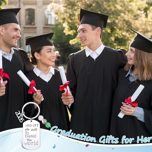 JoycuFF 2026 Graduation Gifts for Her Class Of 2026 Keychian Gift University College High School Graduate