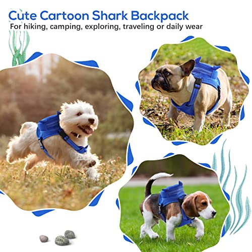 IDOMIK Dog Backpack Harness, No-Pull Dog Backpack with D-Ring for Small Medium Dogs, Cute Self Carrier Backpack for Dogs t...